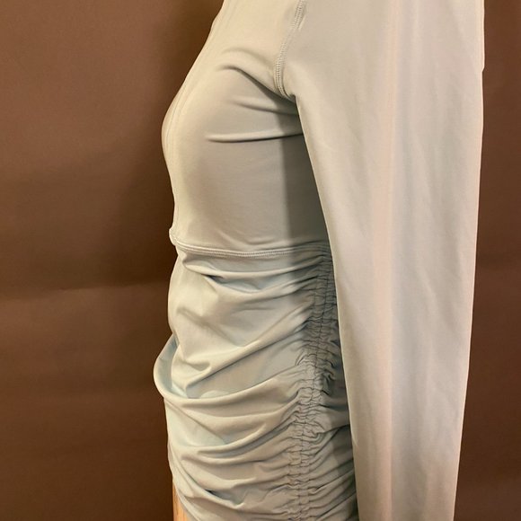 Athleta Rash Guard Swimsuit Ruched Long Sleeve - Picture 3 of 11